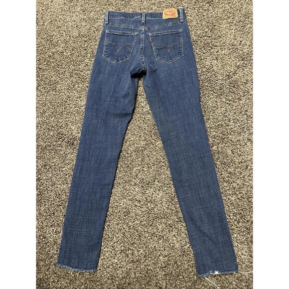 Levi's 311 Jeans Womens 26 Blue‎ Shaping Skinny Medium Wash Denim 27x29 - Picture 4 of 10